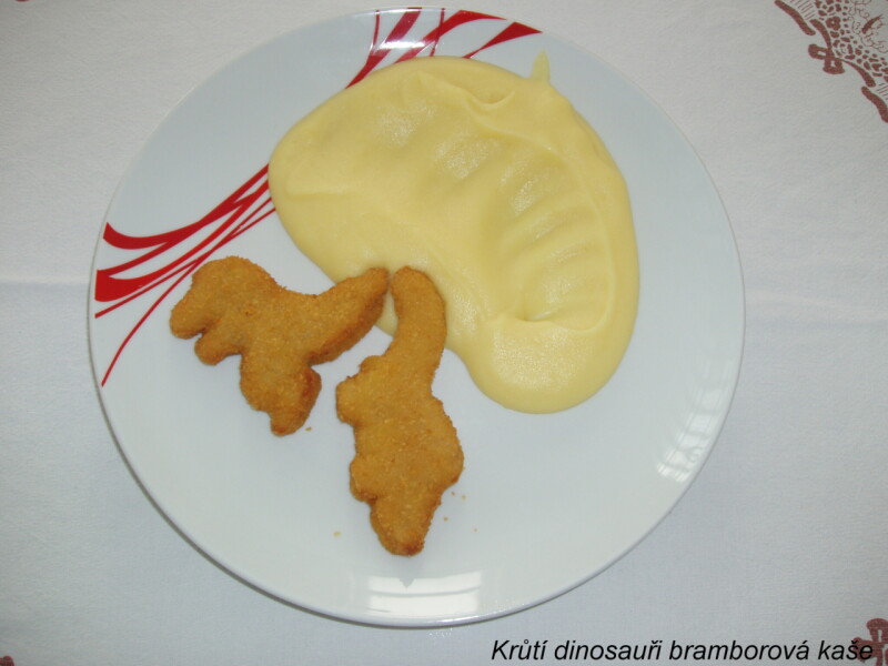 Krůtí dinosauři bramborová kaše